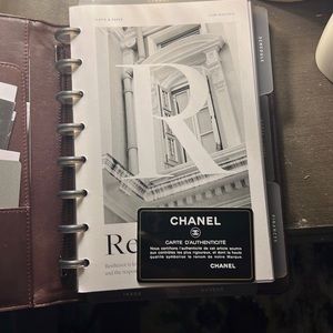 Chanel Agenda comes with a set of Cloth and Paper inserts undated ready to use…